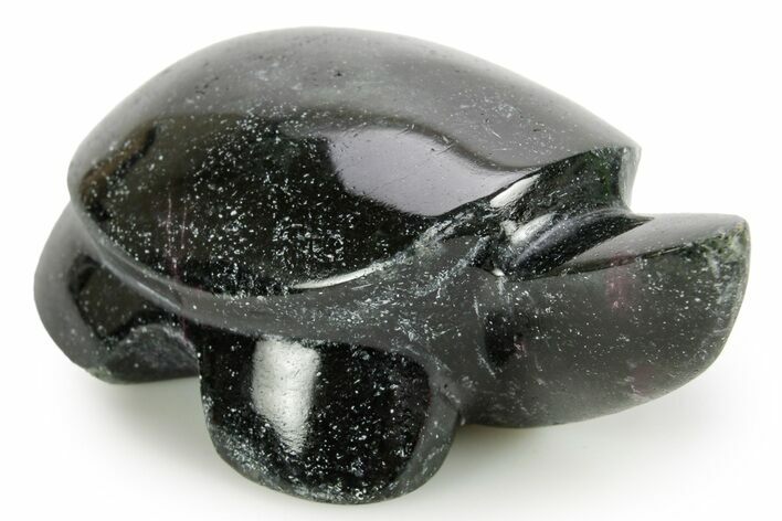 Polished Ruby Zoisite Turtle - Tanzania #373656